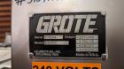 Used Grote, Model S/A 530 Single Lane Applicator/Slicer