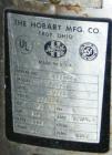 USED: Hobart peeler, model 6430T. Body is 304 stainless steel, 20-1/2