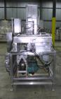 Used Meat Machinery Manufacturers Meat Slicer. Mounted on a stainless steel frame.