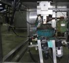 Used Meat Machinery Manufacturers Meat Slicer. Mounted on a stainless steel frame.