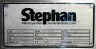 Used Stephan High Speed Mixer, Model TK 160, 304 Stainless Steel.