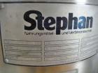 Used Stephan UMM/SK 40E-GN1 Mixer/Cutter, stainless steel on product contact parts, jacketed for steam/water, 10 hp/7.5 kW drive, 1450/2900 rpm, 380V/50 hz, handles vacuum.Bowl diameter 19.7