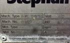 Used Stephan Food Processing Machinery Vacutherm System