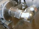Used Urschel Model 2100 Comitrol Slicer. Urcshel 66755 3K030240U stainless steel cutting head. 30'' Deep stainless steel hopper with 22'' x 30'' infeed opening. Blunt blade horizontal agitator and st...