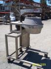 Used-Urschel Model CC Slicer.  Driven by 5 hp motor, stainless steel head and impeller, bronze gearbox, crinkle cut head wit...