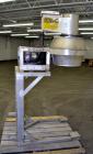 Used Urschel Slicer, Model CC, Stainless Steel. Maximum input product size 3-1/2”. Unit consists of: Swing away feed hopper, upper, and lower discharge chute, bearing housing, and cutting head suppor...