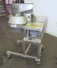 Used Urschel Slicer, Model CC, Stainless Steel. Maximum input product size 3-1/2