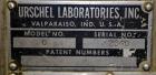 Used Urschel Model G Dicer. Unit is rated to 22,000 lbs per hour. Accepts up to a 5 1/2