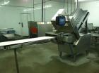 Used Weber Model 402 Meat Slicer capable of speeds up to 2400 slices per minute.Slice thickness .02