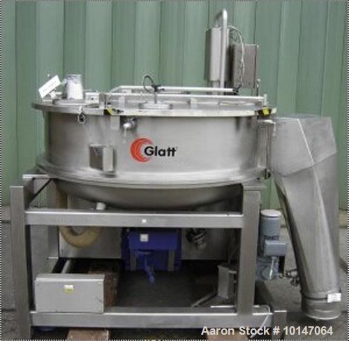 Used-Glatt Systemtechnik GmbH Dresden Noduliser/Spheronizer, type P-140. Material of construction is 316Ti (1.4571) stainles...