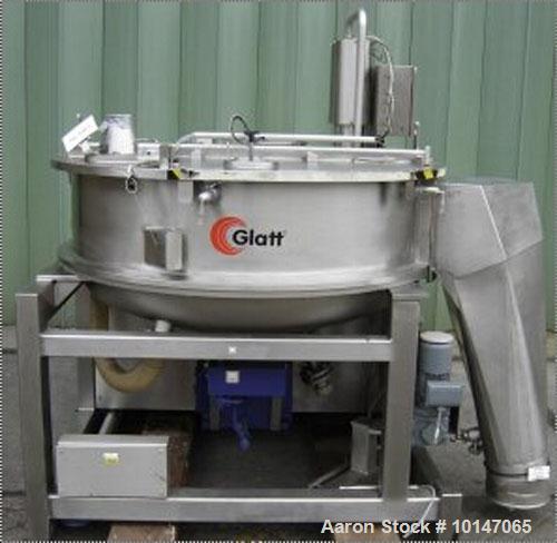 Used-Glatt Systemtechnik GmbH Dresden Noduliser/Spheronizer, type P-140. Material of construction is 316Ti (1.4571) stainles...