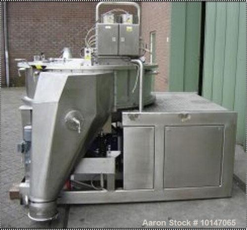 Used-Glatt Systemtechnik GmbH Dresden Noduliser/Spheronizer, type P-140. Material of construction is 316Ti (1.4571) stainles...