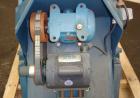 Used FEECO International Disc Pelletizer. Approximate 16” diameter x 3-1/4” deep 301 stainless steel pan. (3) Adjustable plow arms. Driven by a 1/4 hp, 60/115-2088/23660 volt, 1725 rpm motor.