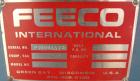 Used- FEECO International Disc Pelletizer. Approximate 16” diameter x 3-1/4” deep 301 stainless steel pan. (3) Adjustable pl...