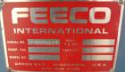 Used FEECO International Disc Pelletizer. Approximate 16” diameter x 3-1/4” deep 301 stainless steel pan. (3) Adjustable plow arms. Driven by a 1/4 hp, 60/115-2088/23660 volt, 1725 rpm motor.