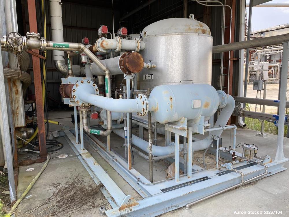 Used Sahara-PAK HC-7000 Heat of Compression Air Dryer Skid – 7000 SCFM, Dual Towers, Shell & Tube Exchanger