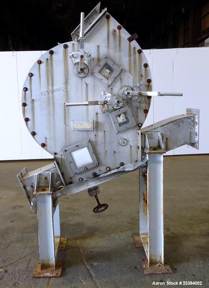 Used- Barr & Murphy Manifold Ring Dryer. 304 Stainless Steel, Includes deflector blades.