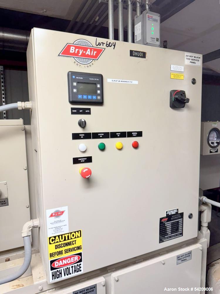 Used Bry-Air Industrial Dehumidifier, Model VFB-24-S4-2830-CWA, Serial# 2009S8845.