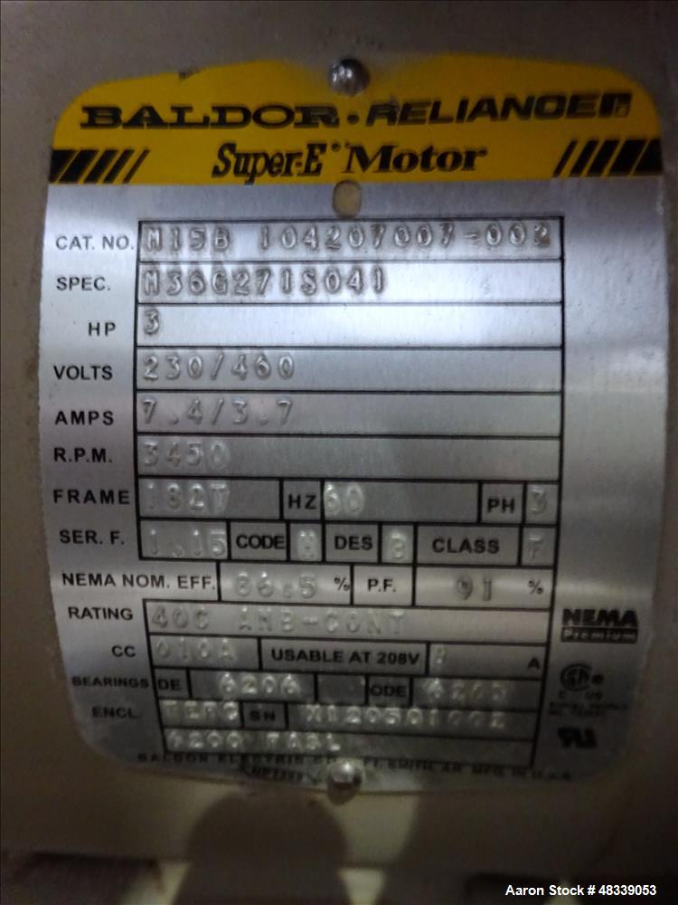 Used Bry-Air Dehumidification System, Model VFB-3-E-400.