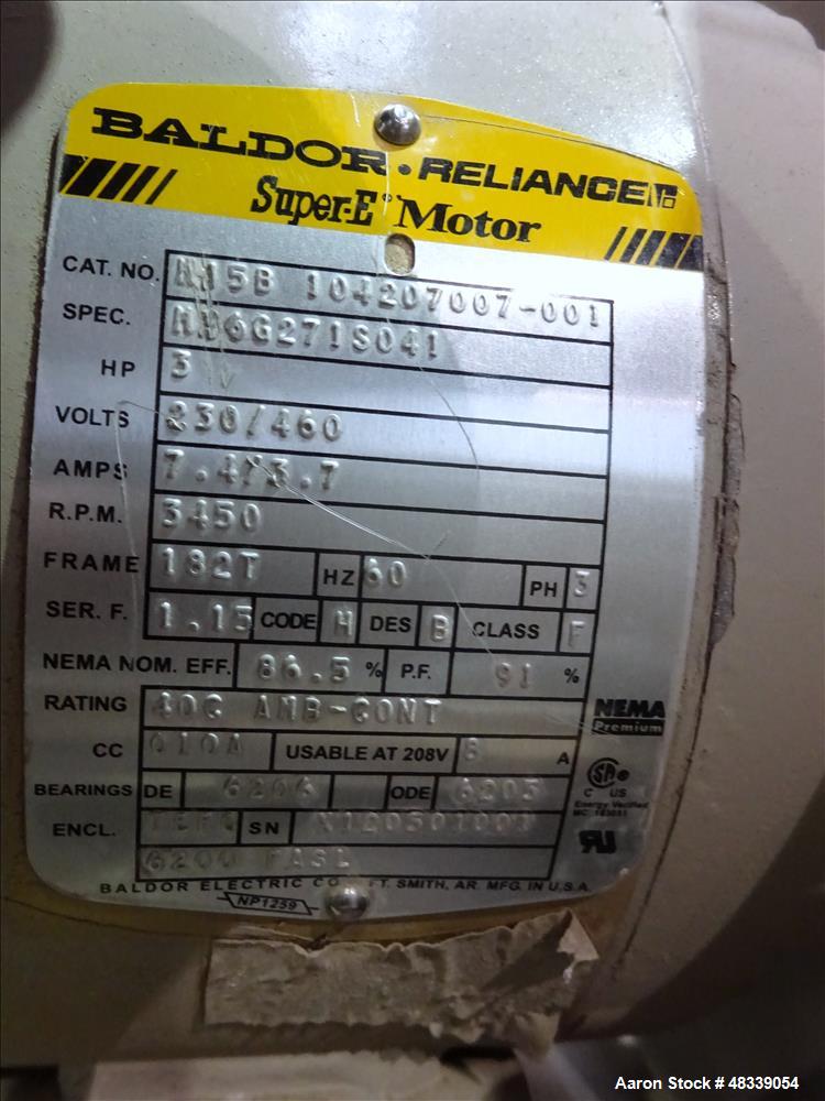 Used Bry-Air Dehumidification System, Model VFB-3-E-400.
