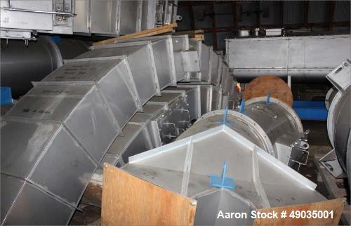 Unused- GEA Barr Rosin P-Type / Feed-Type Ring Dryer. Open circuit, 21" x 30". 304 L Stainless steel. Parameters: Feed Rate: 4,560 lb/hour. Feed Moisture: 55%. Product Rate: 2,115 lb/hour. Product Mo...