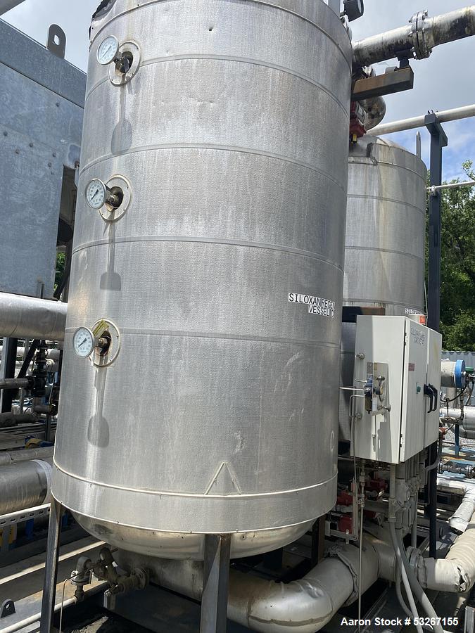 Industrial Piping Dual-Tower Regenerative Gas Drying System with Stainless Steel NB-Stamped Dryer Vessels