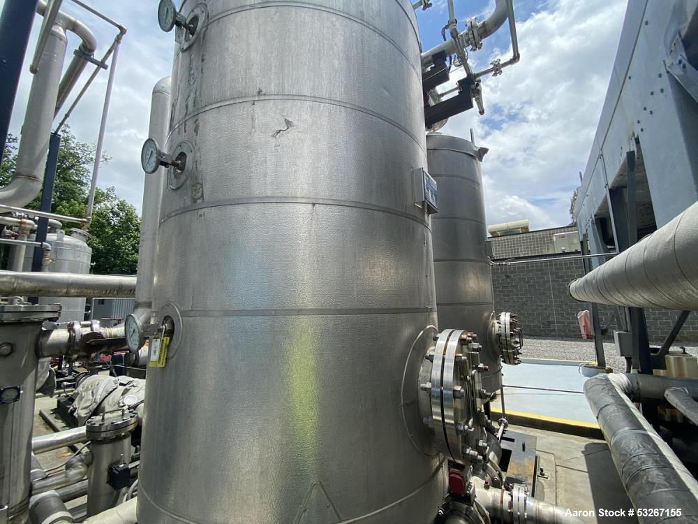 Industrial Piping Dual-Tower Regenerative Gas Drying System with Stainless Steel NB-Stamped Dryer Vessels