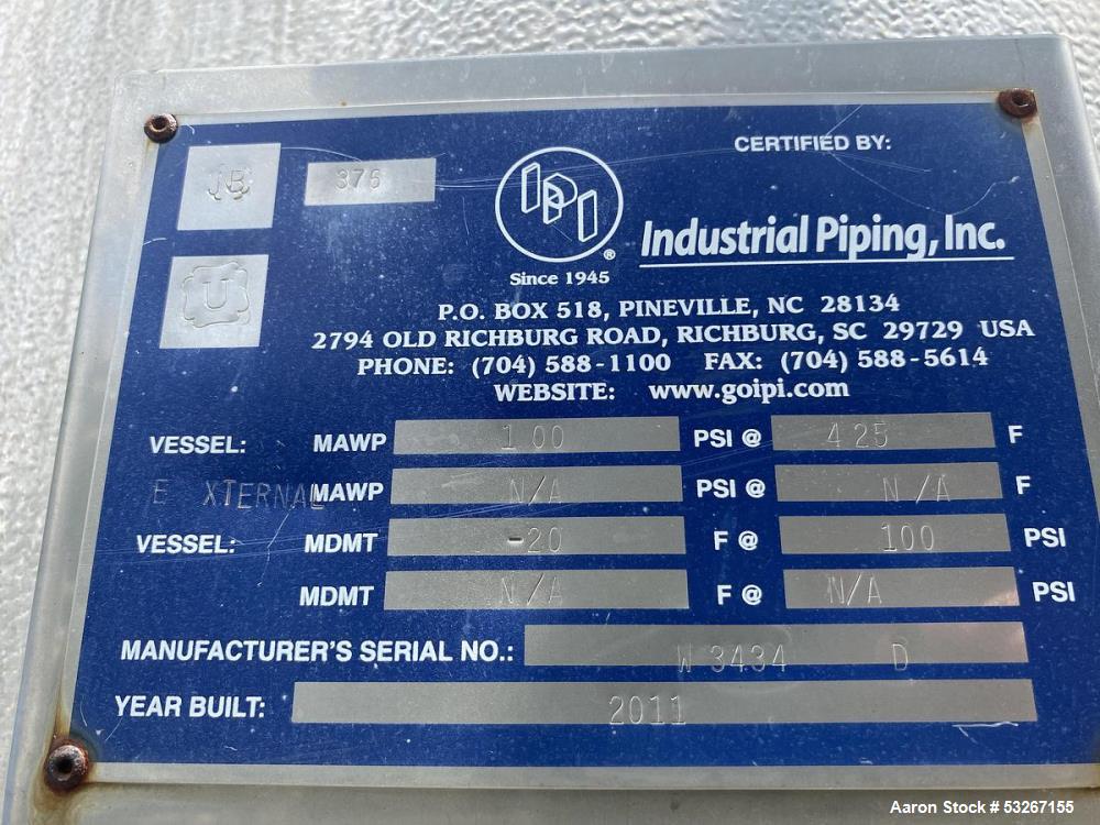 Industrial Piping Dual-Tower Regenerative Gas Drying System with Stainless Steel NB-Stamped Dryer Vessels