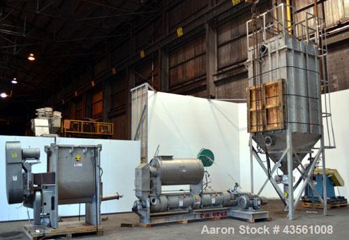 Used Scott Equipment A.S.T. Air Swept Tubular Drying System, 316 Stainless Steel. Single pass drying with feed material as high as 95% moisture reduced to less than 1% moisture. Consists of: (1) Scot...