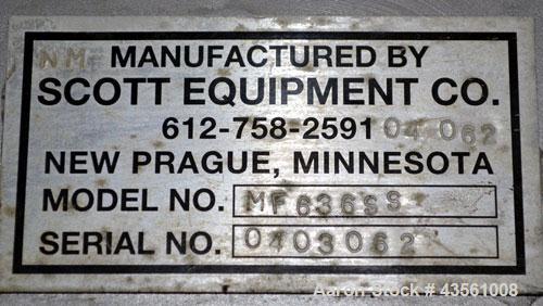 Used Scott Equipment A.S.T. Air Swept Tubular Drying System, 316 Stainless Steel. Single pass drying with feed material as high as 95% moisture reduced to less than 1% moisture. Consists of: (1) Scot...