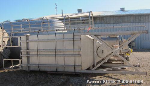 Used Scott Equipment A.S.T. Air Swept Tubular Drying System, 316 Stainless Steel. Single pass drying with feed material as high as 95% moisture reduced to less than 1% moisture. Consists of: (1) Scot...