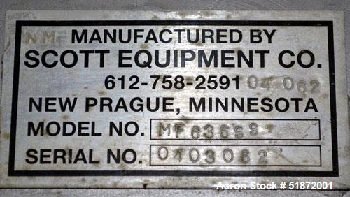 Used Scott Equipment A.S.T. Air Swept Tubular Drying System
