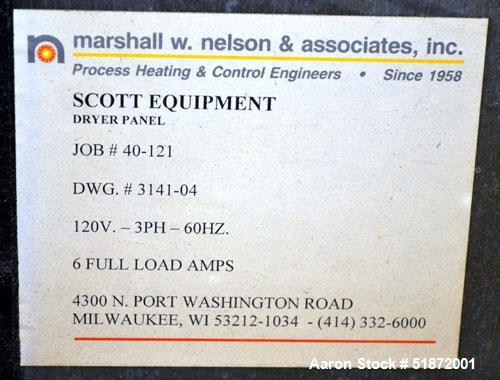 Used Scott Equipment A.S.T. Air Swept Tubular Drying System
