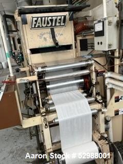 Used Faustel Pilot Scale Pressure Sensitive Adhesive Coater/ Dryer