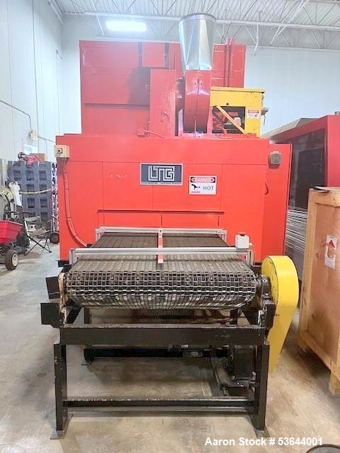 Used LTG Conveyorized Tempering Oven – 500°F Max | 800,000 BTU/hr | 48” Belt | Natural Gas | 20' Conveyor