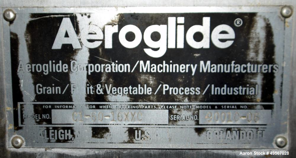 Used Aeroglide Conveyor Dryer, Model C1-60-16XXC,