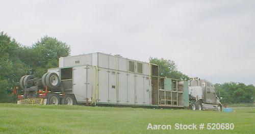 USED: Aeroglide horizontal dryer model C2 84-58 RGX. Capacity 28,000 lbs/hour output @ 20% moisture in and 9% moisture out. (12,700 kg/hour output @ 20% moisture in and 9% moisture out.) Four zone, t...