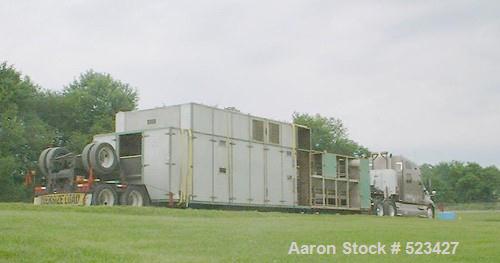 USED: Aeroglide horizontal dryer model C2 84-58 RGX. Capacity 28,000 lbs/hour output @ 20% moisture in and 9% moisture out. (12,700 kg/hour output @ 20% moisture in and 9% moisture out.) Four zone, t...