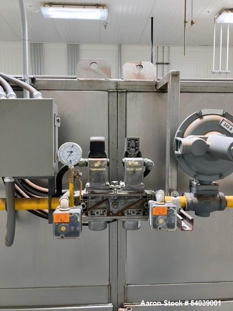 Used Aeromatic Aeroglide C1 120-65 RGC Fluid Bed Dryer – 5,000 lbs/hr, Stainless Steel, Natural Gas, Built 2005