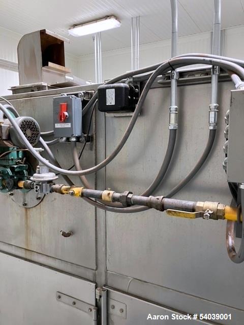 Used Aeromatic Aeroglide C1 120-65 RGC Fluid Bed Dryer – 5,000 lbs/hr, Stainless Steel, Natural Gas, Built 2005