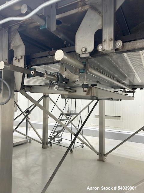 Used Aeromatic Aeroglide C1 120-65 RGC Fluid Bed Dryer – 5,000 lbs/hr, Stainless Steel, Natural Gas, Built 2005