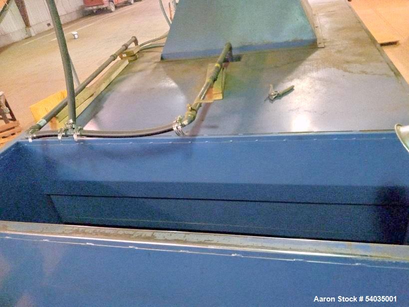 Used Beltomatic Belt Dryer/Dehydrator, Model 205BX.  2 million btu rating; 7,500 maximum cfm; Capable of 295 degrees F; 5-7 psi; Fines conveyor in the bottom of dryer; Adjustable leveling gate; Varia...