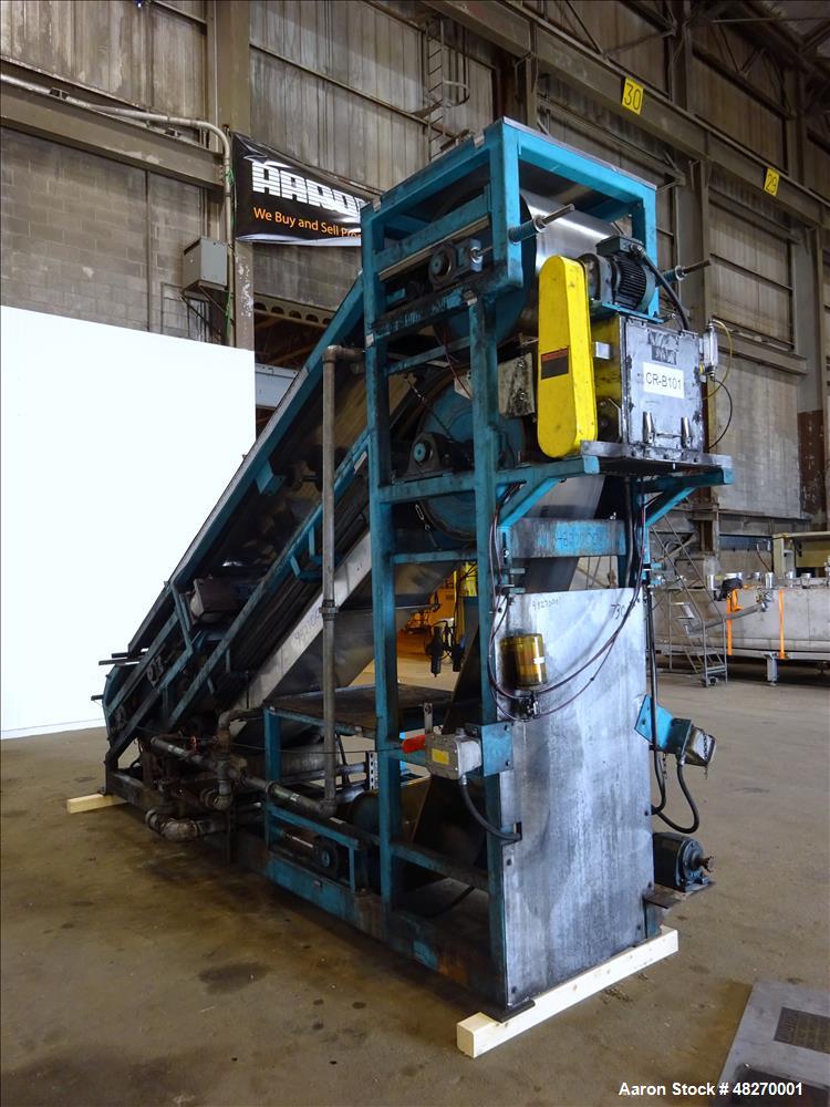 Used- Berndorf Belt Systems Incline Double Belt Cooler.