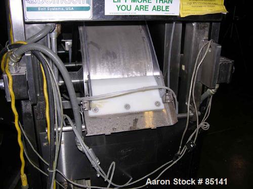 Used Berndorf Belt Systems (BBS) Inclined Belt Flaker. All sanitary stainless steel construction including drums, belts, frame and enclosure, continuously cooled belt surfaces, cooling medium in drum...
