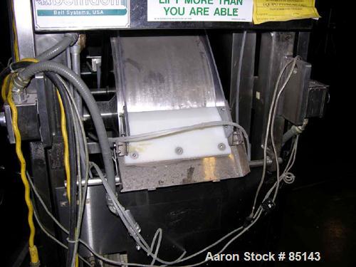 USED: Berndorf Belt Systems (BBS) inclined belt flaker. All sanitary stainless steel construction including drums, belts, frame and enclosure, continuously cooled belt surfaces, cooling medium in dru...