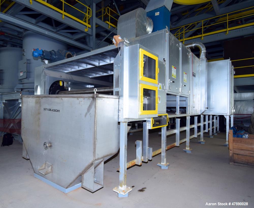 Unused- Buhler Aeroglide Natural Gas Single Pass Continuous Flow Conveyor Dryer.