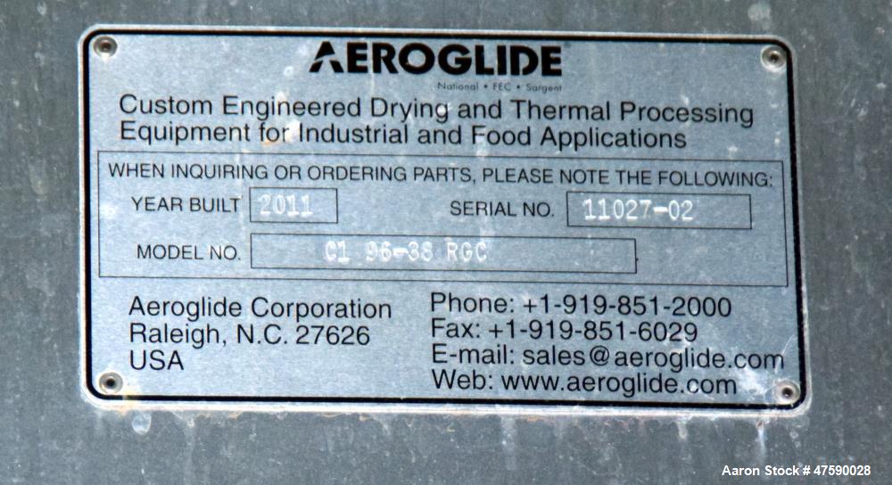 Unused- Buhler Aeroglide Natural Gas Single Pass Continuous Flow Conveyor Dryer.
