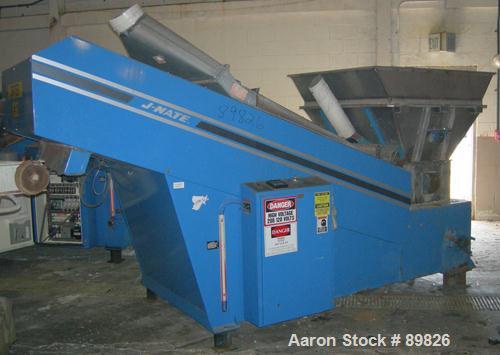 USED: JWI sludge dryer, model J360GUSA. Natural gas fired 400 cubic feet per hour, with mesh belts. Rated 188 lbs per hour. Power requirements 3/60/240 volt. Includes a stainless steel feed hopper, 3...