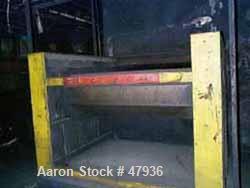 Used National Drying Machinery Gas-Fired Convection Dryer-Cooler, Type AN3, Carbon Steel. Approximately 100 square feet, 5'10" wide x 18' long carbon steel perforated apron type belt, driven by 3/4 h...
