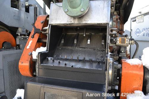 Used NBC Double Belt Cooler, Model DR. (2) 17-3/4" Wide x approximate 116" long stainless steel belts. Each belt mounted on top of each other. Dual cored roll feed end, dual end lump break system. Mo...